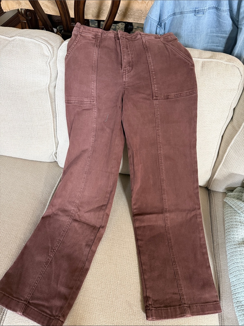 Zenana Outfitters Straight Leg Utility Pants - Picture 4 of 4
